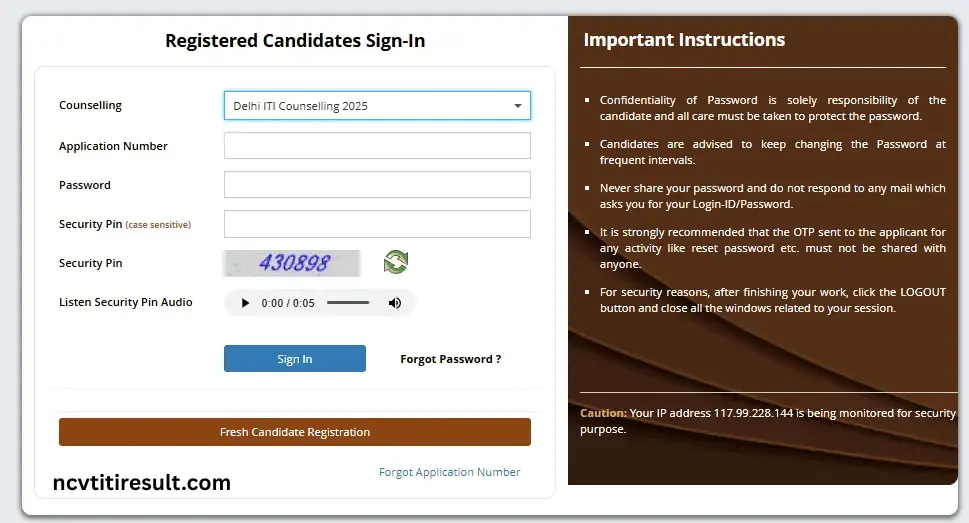 ncvtitiresult.com 1 1